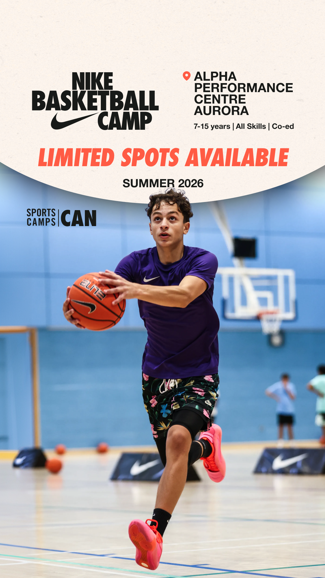 Nike Sports Camps Canada Facebook ad
