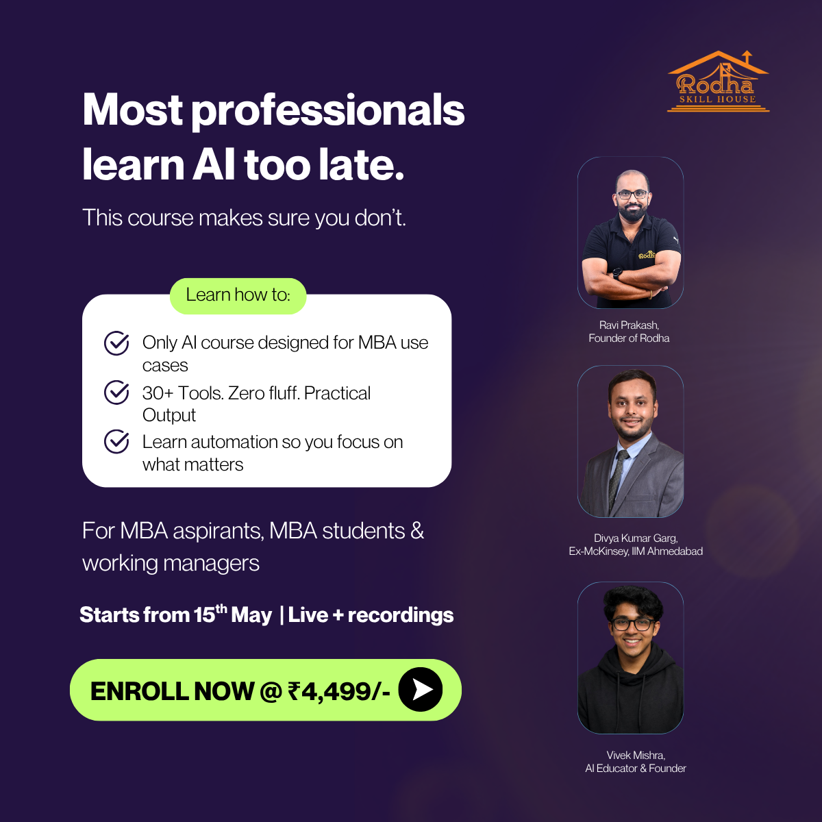 Rodha planet Facebook ad