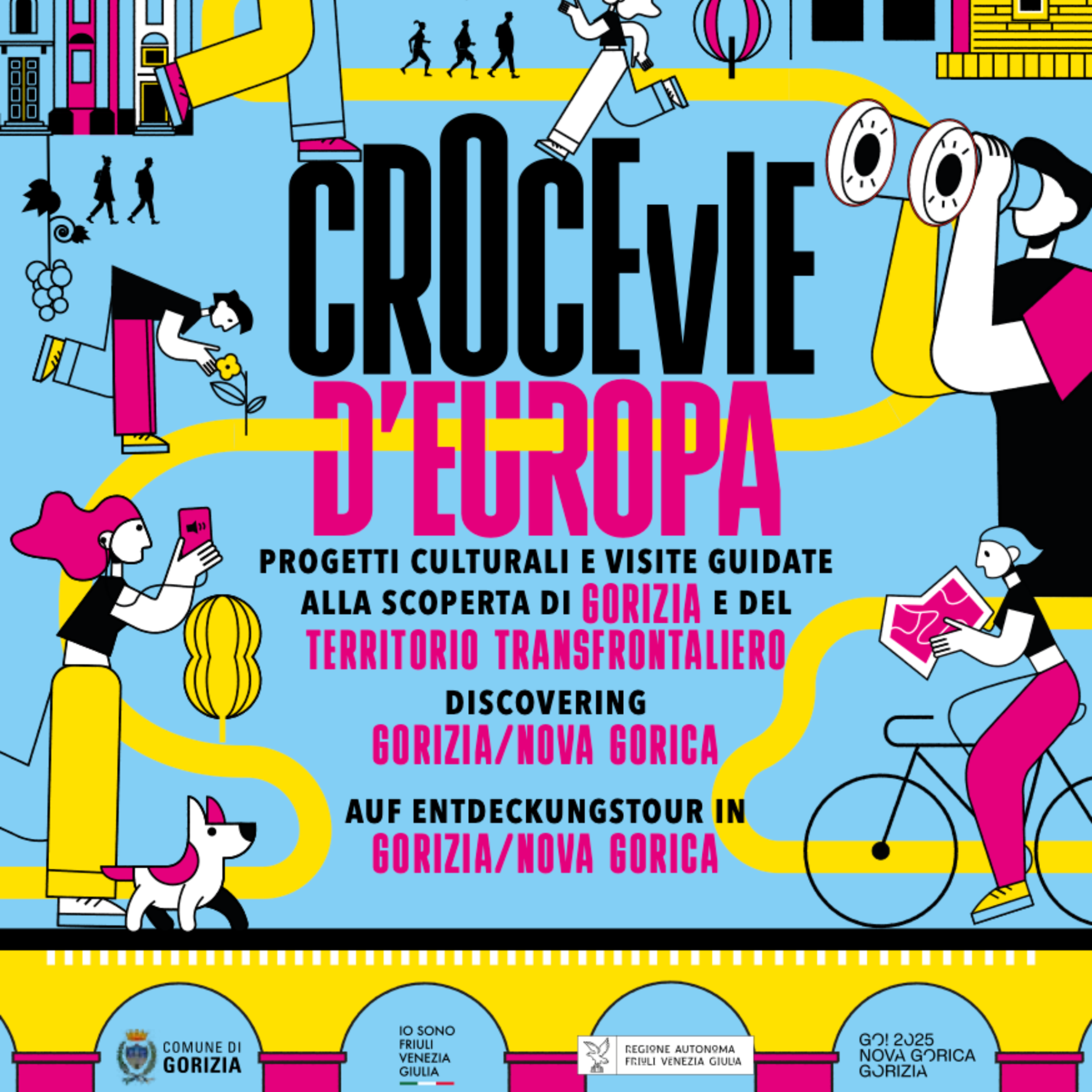 Crocevie d'Europa Facebook ad: Zwei Städte. Zwei Kulturen.