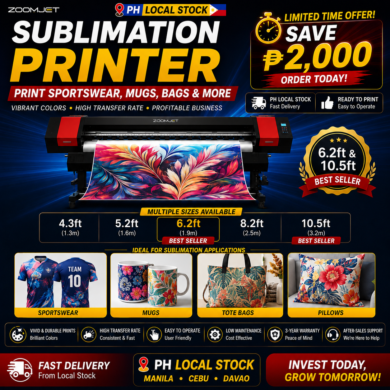 Zoomjet Printer Facebook ad