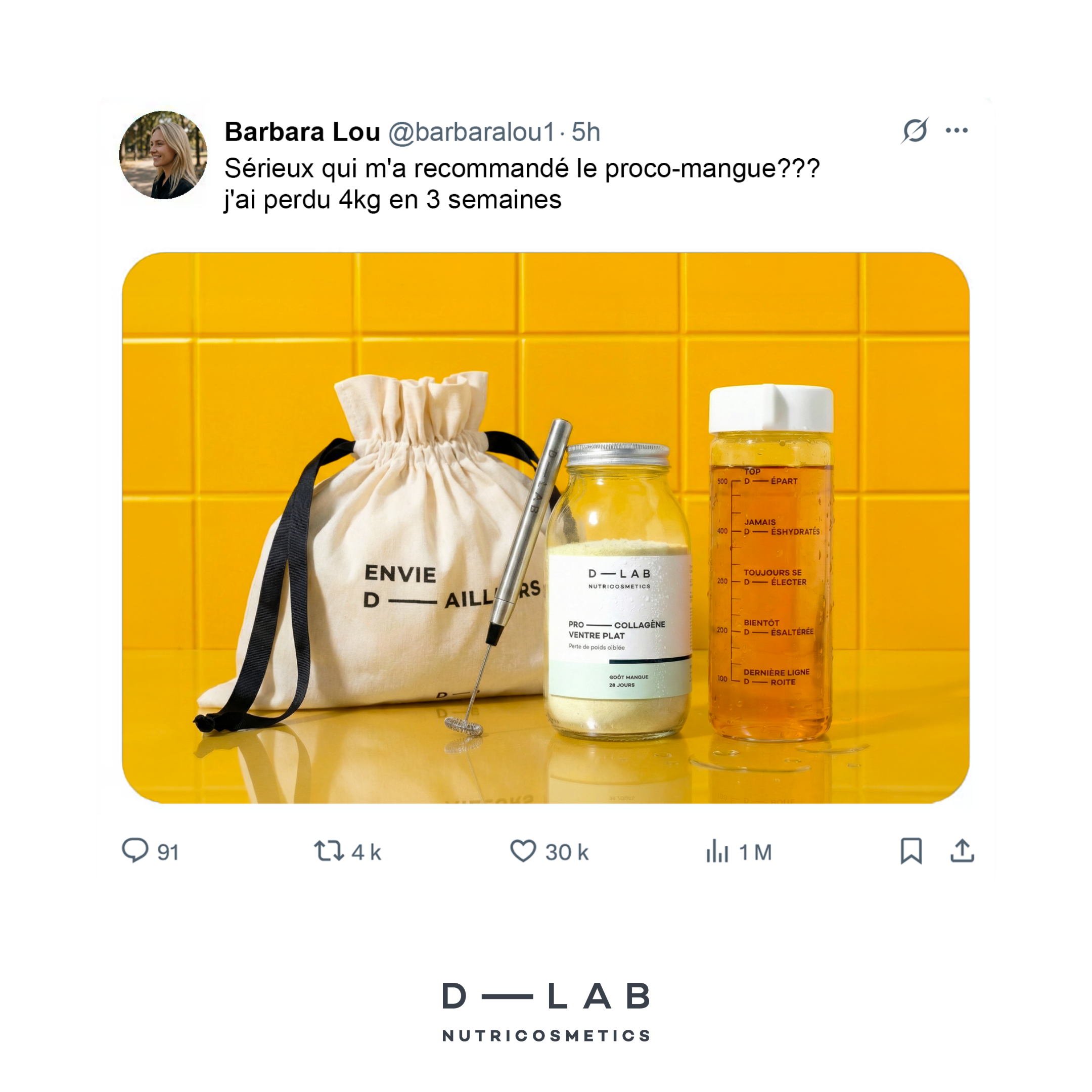 D-LAB NUTRICOSMETICS Facebook ad