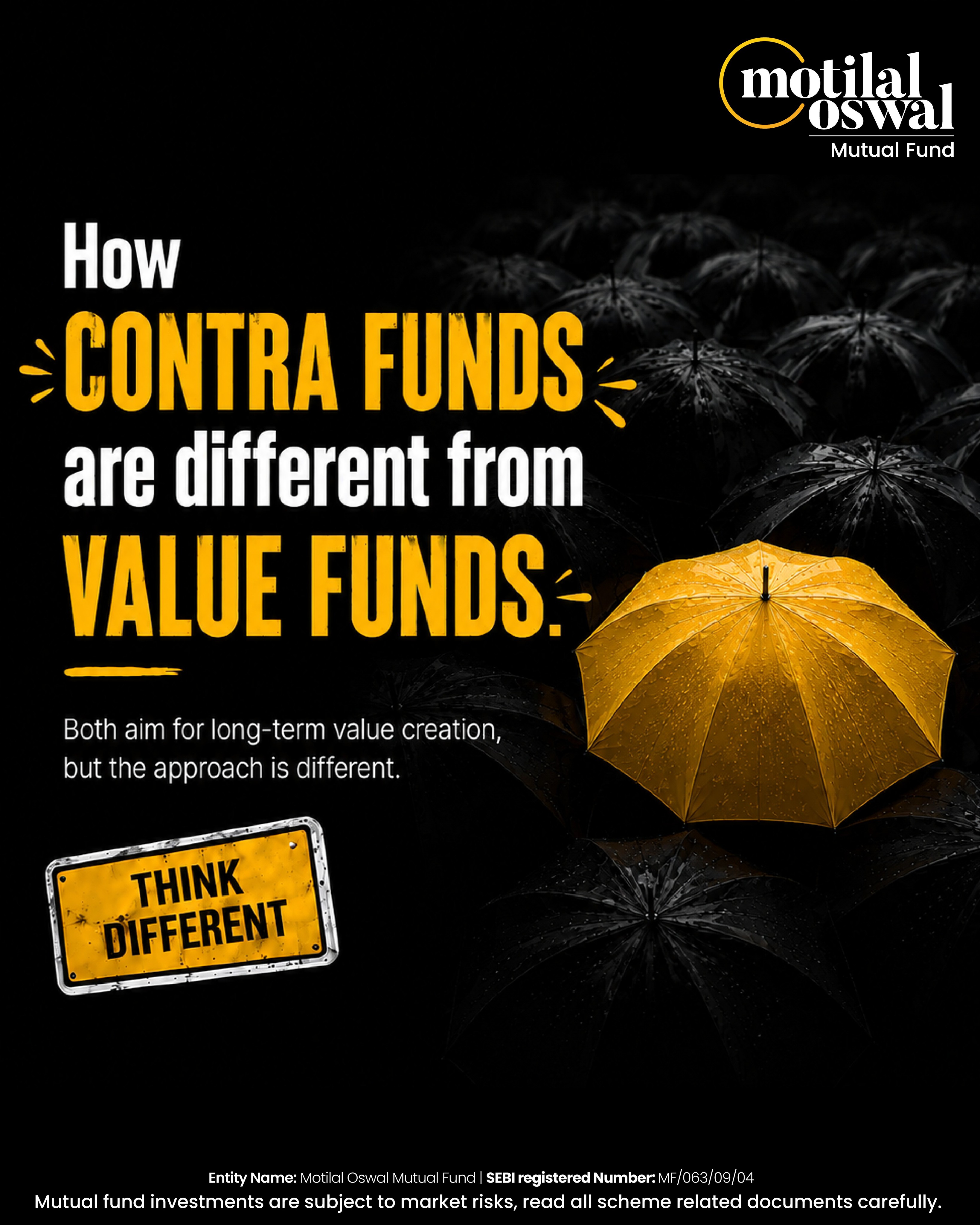 Motilal Oswal Asset Management Company Ltd. Facebook ad: Not every opportunity looks attractive at first glance.