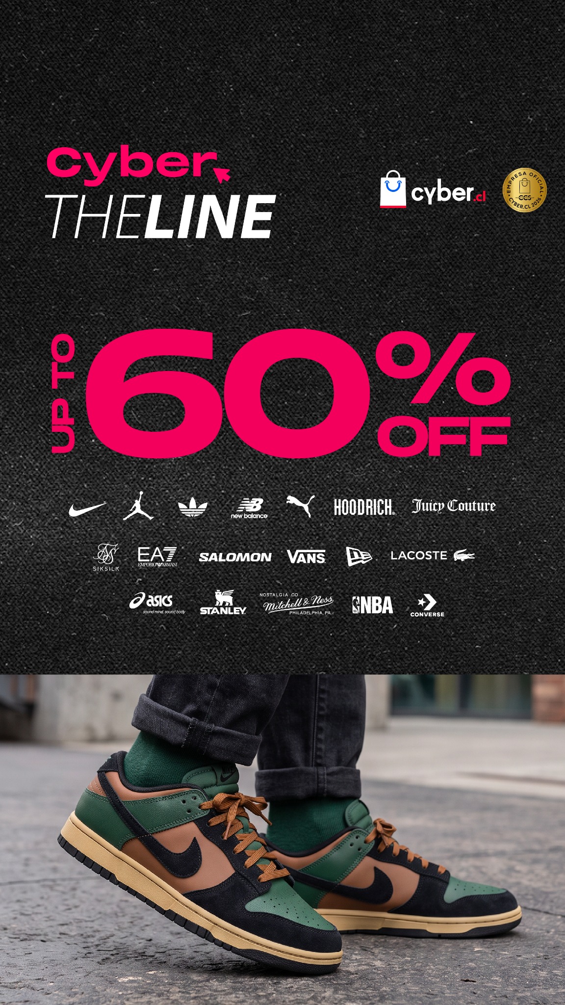 The Line Facebook ad: ¡Cyber Activo en The Line!