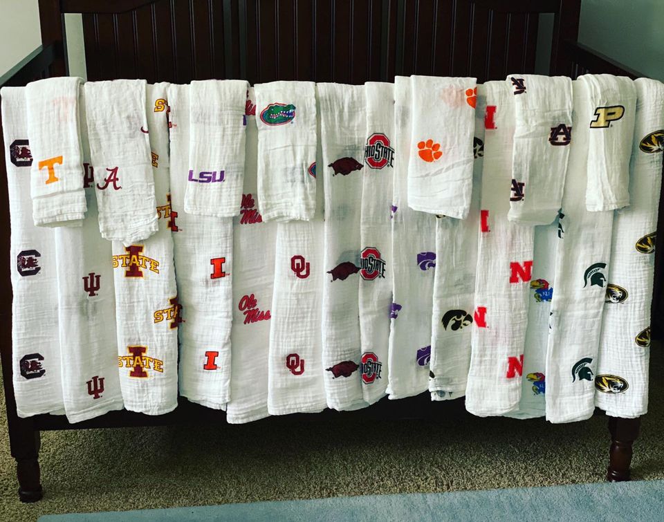 Three Little Anchors Facebook ad: Your team. Their first blanket.
