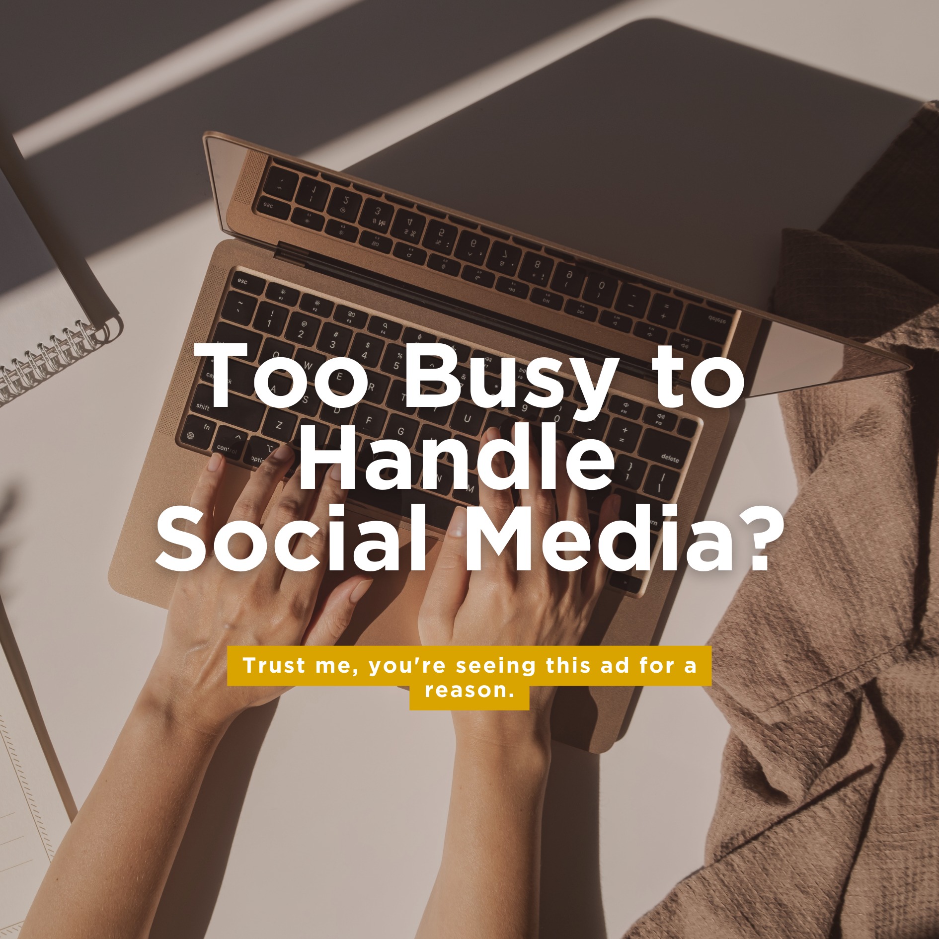 The Creatives Co. Facebook ad: 75% of customers check social media before buying-are…