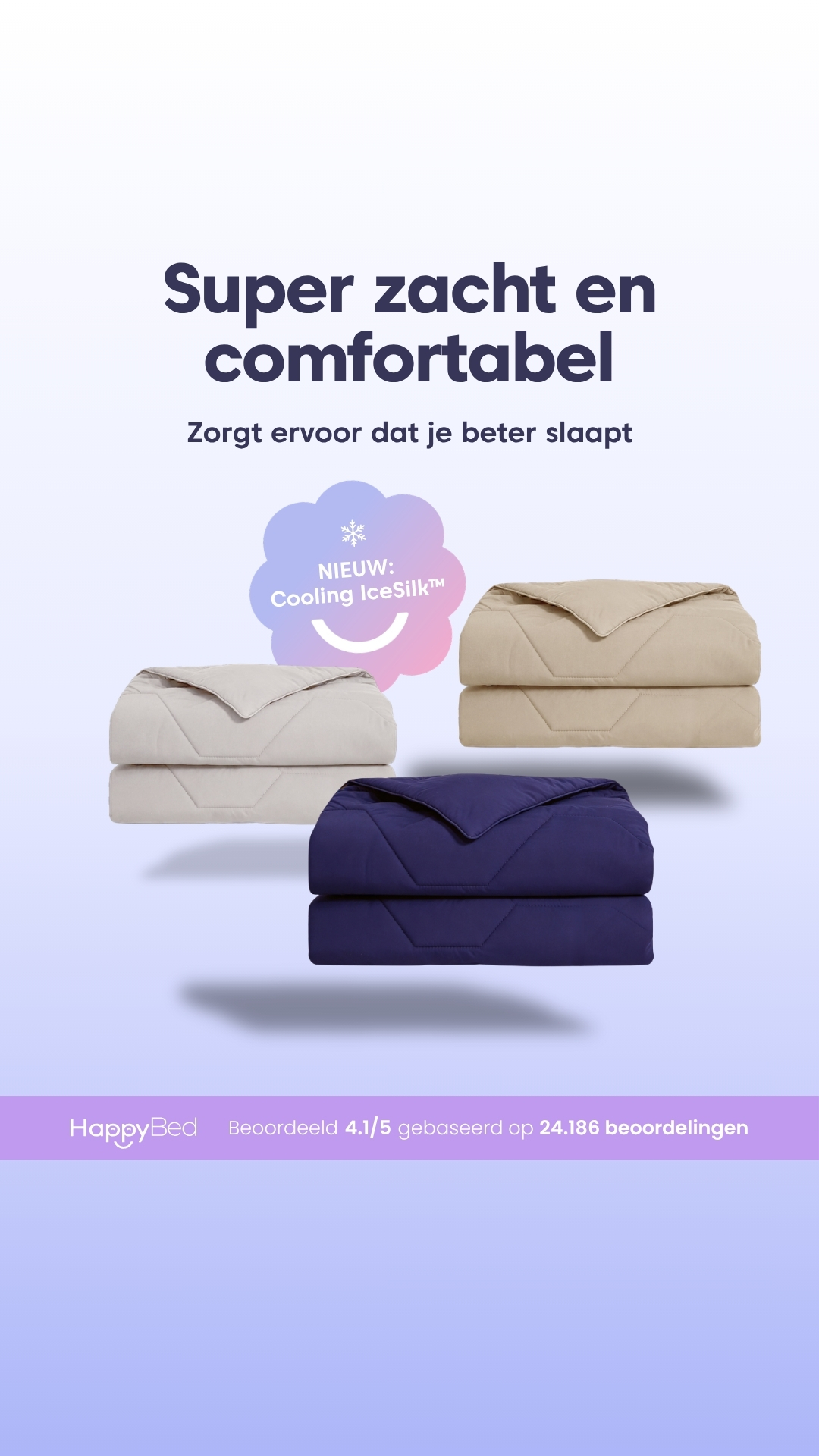 HappyBed Facebook ad