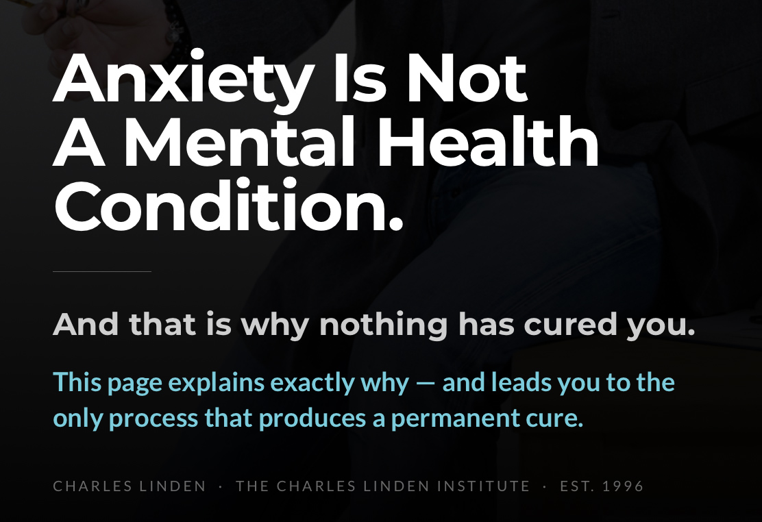 Linden Anxiety Recovery Facebook ad: 100% Anxiety Disorder Recovery - You'll love this