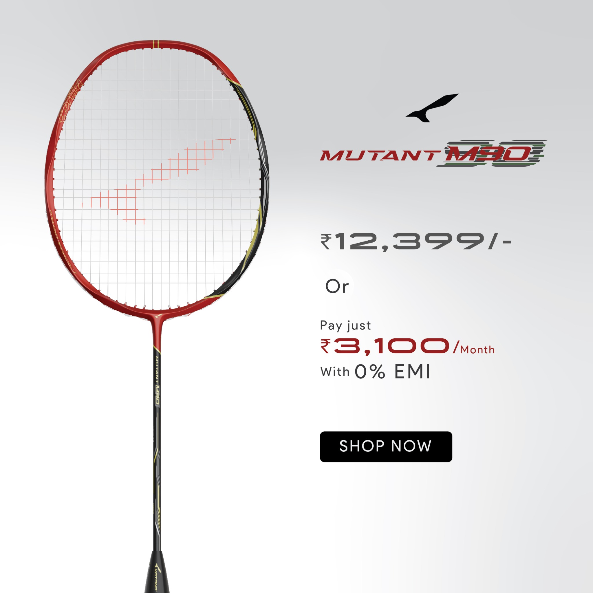 Katana India Facebook ad: The racket's premium.