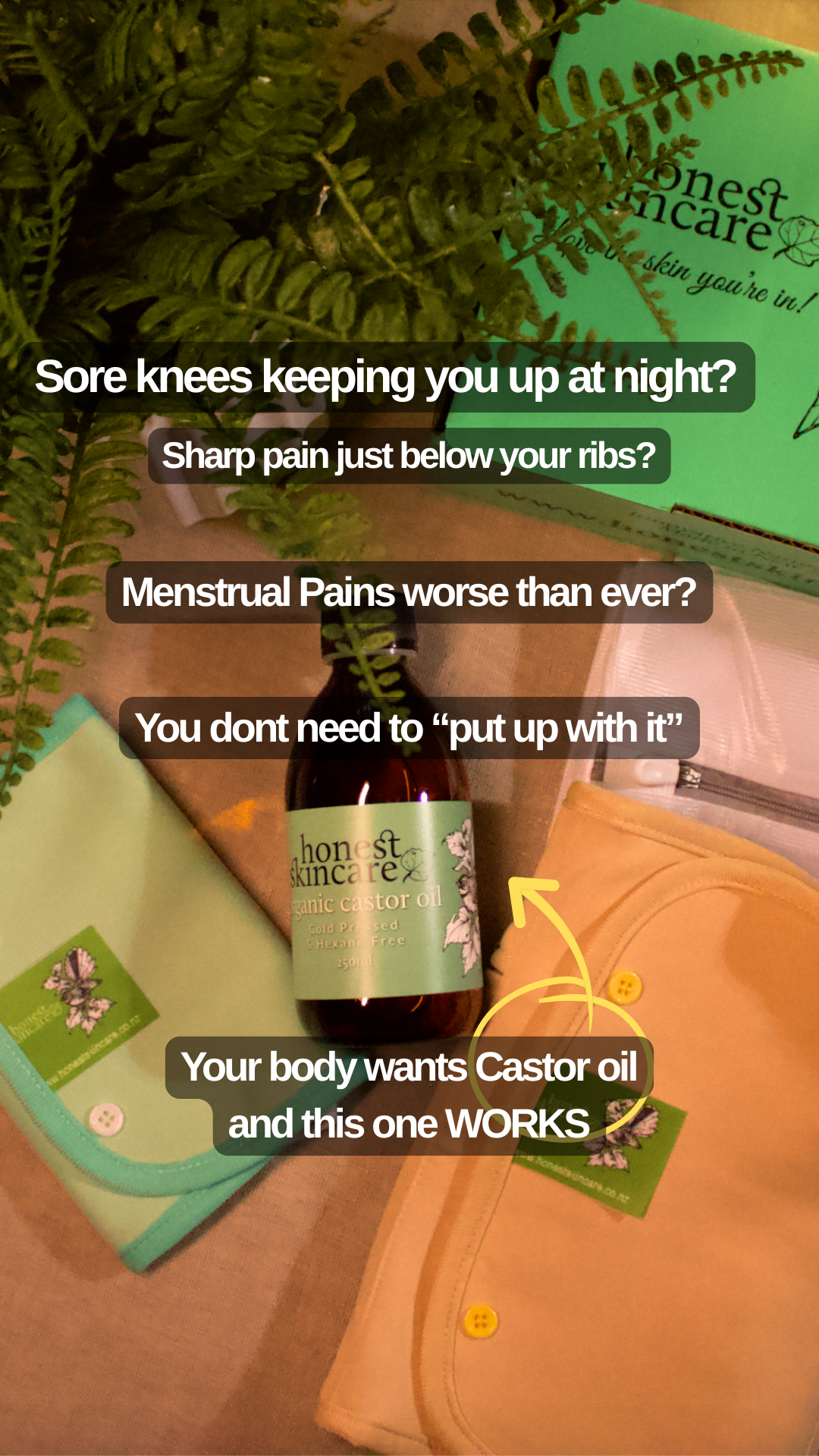 Honest Skincare Facebook ad