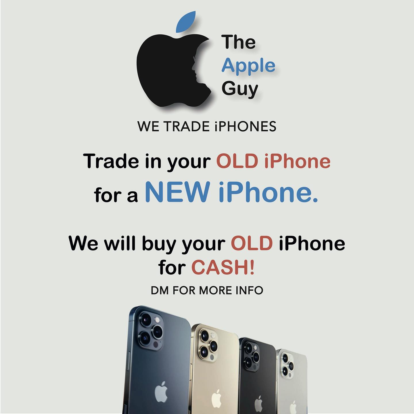 The Apple Guy ZAR Facebook ad: We TRADE iPhones!