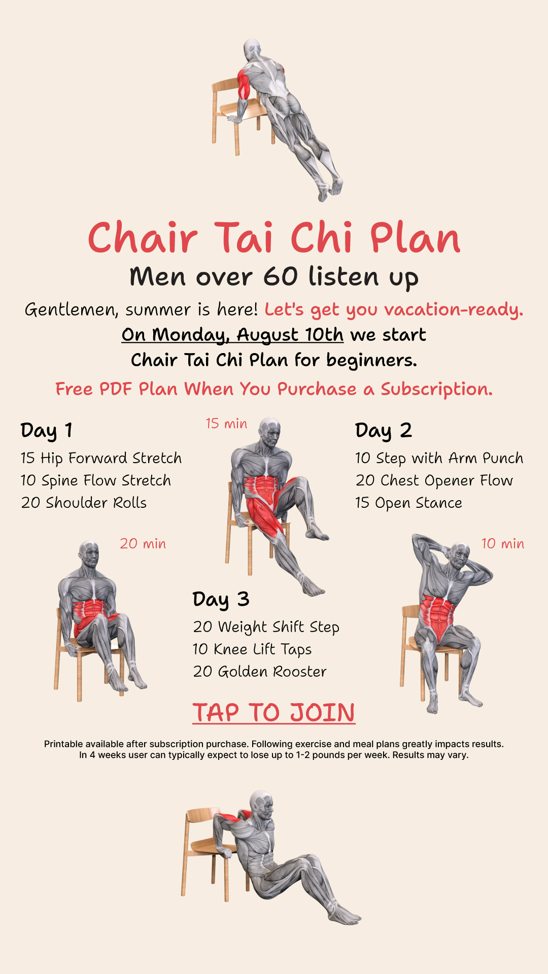 Michaelll Fitness Facebook ad