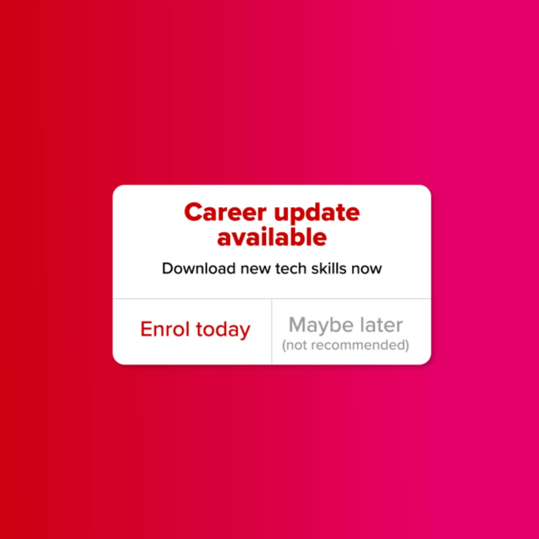 ACCA Facebook ad: Install new career skills today