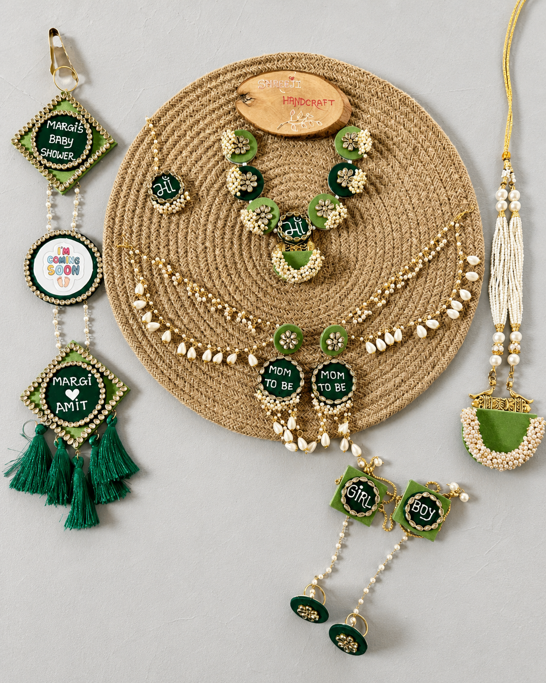 Shreeji Handcraft Facebook ad: Premium Handmade Baby Shower Jewellery