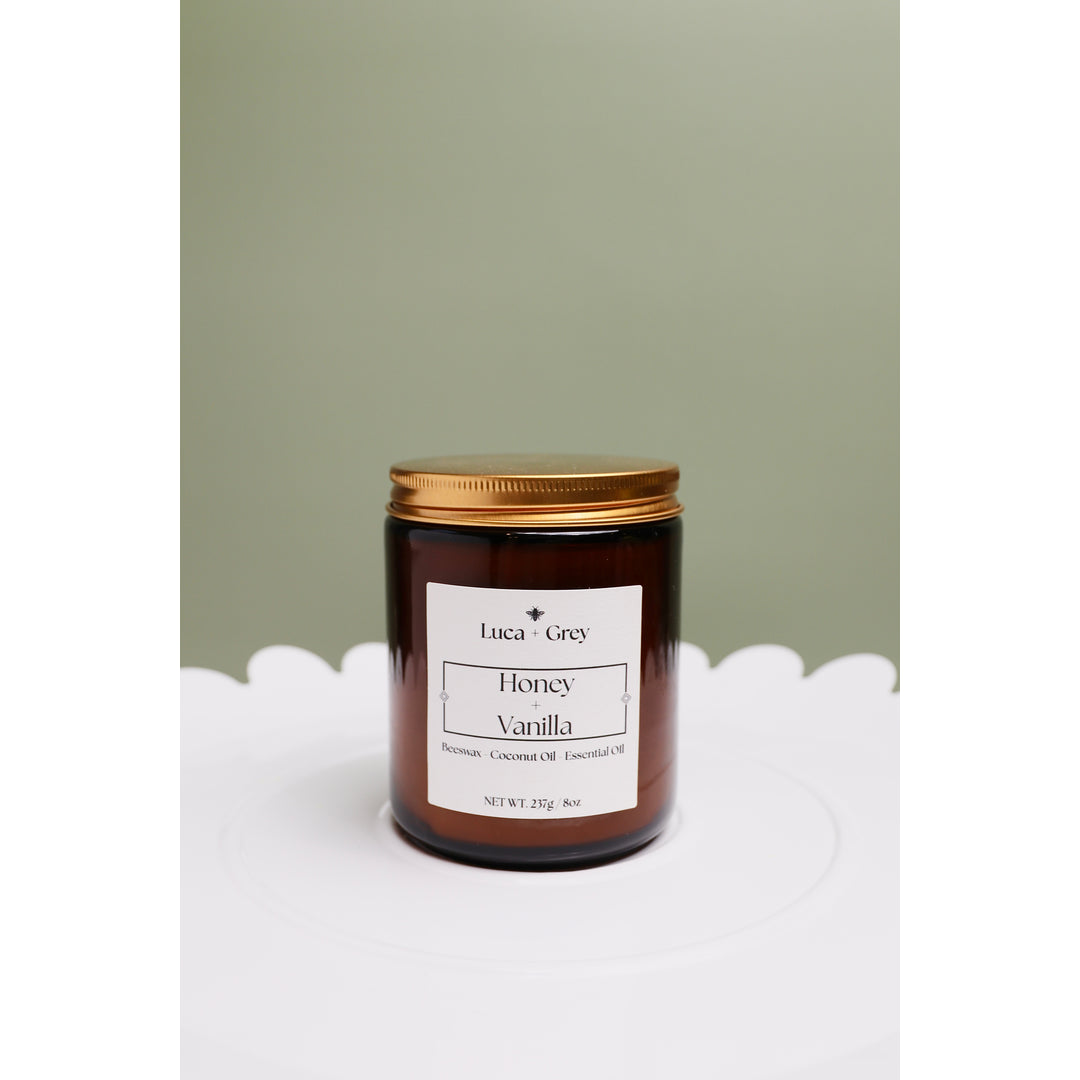 Luca and Grey Facebook ad: Coziest, cleanest candles you can find!