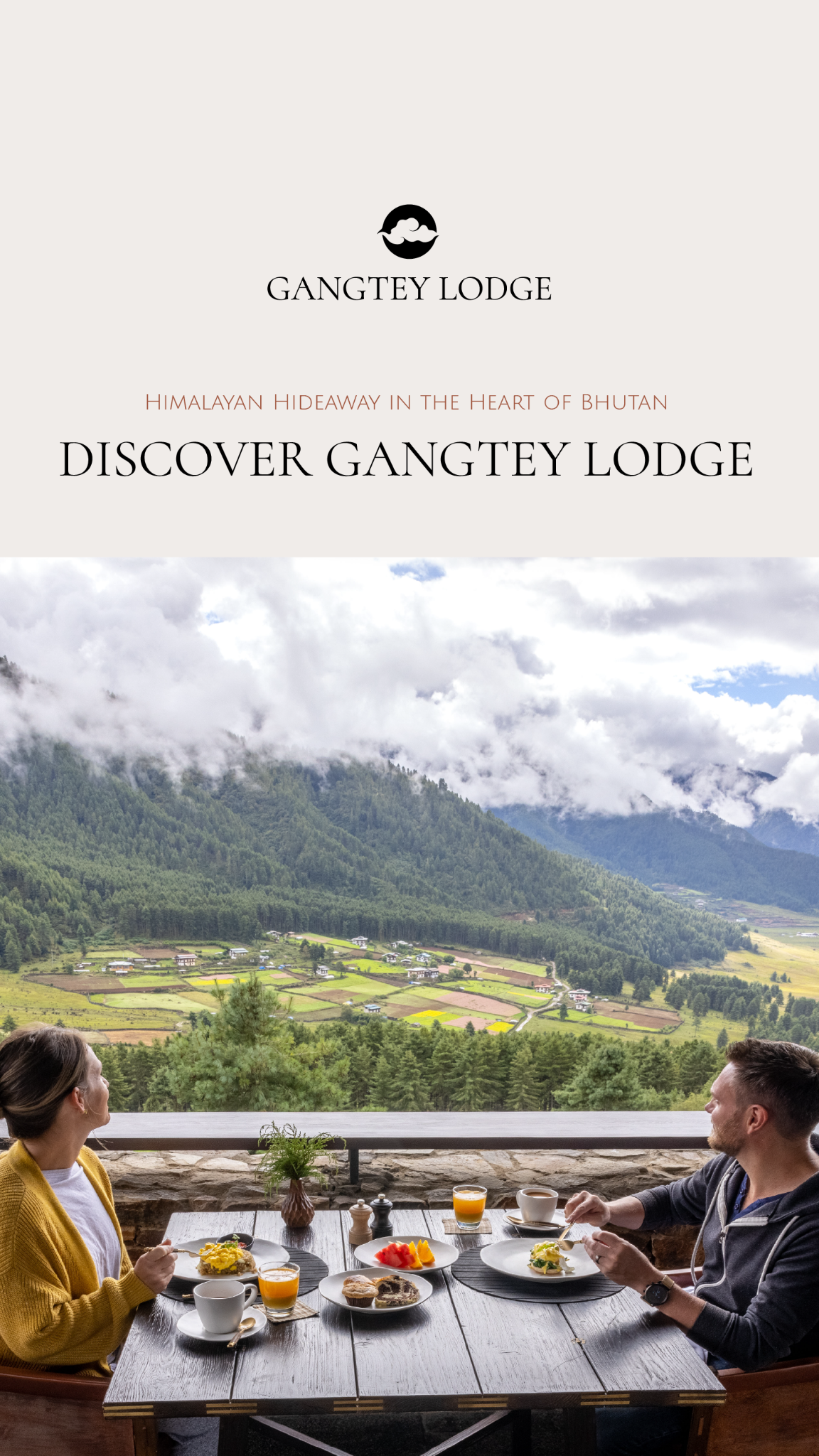 Gangtey Lodge Bhutan Facebook ad from Jul 30, 2024