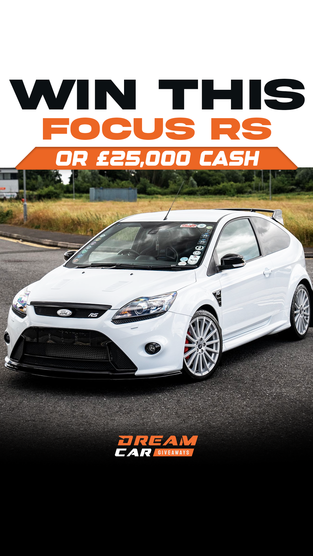 Dream Car Giveaways Facebook ad