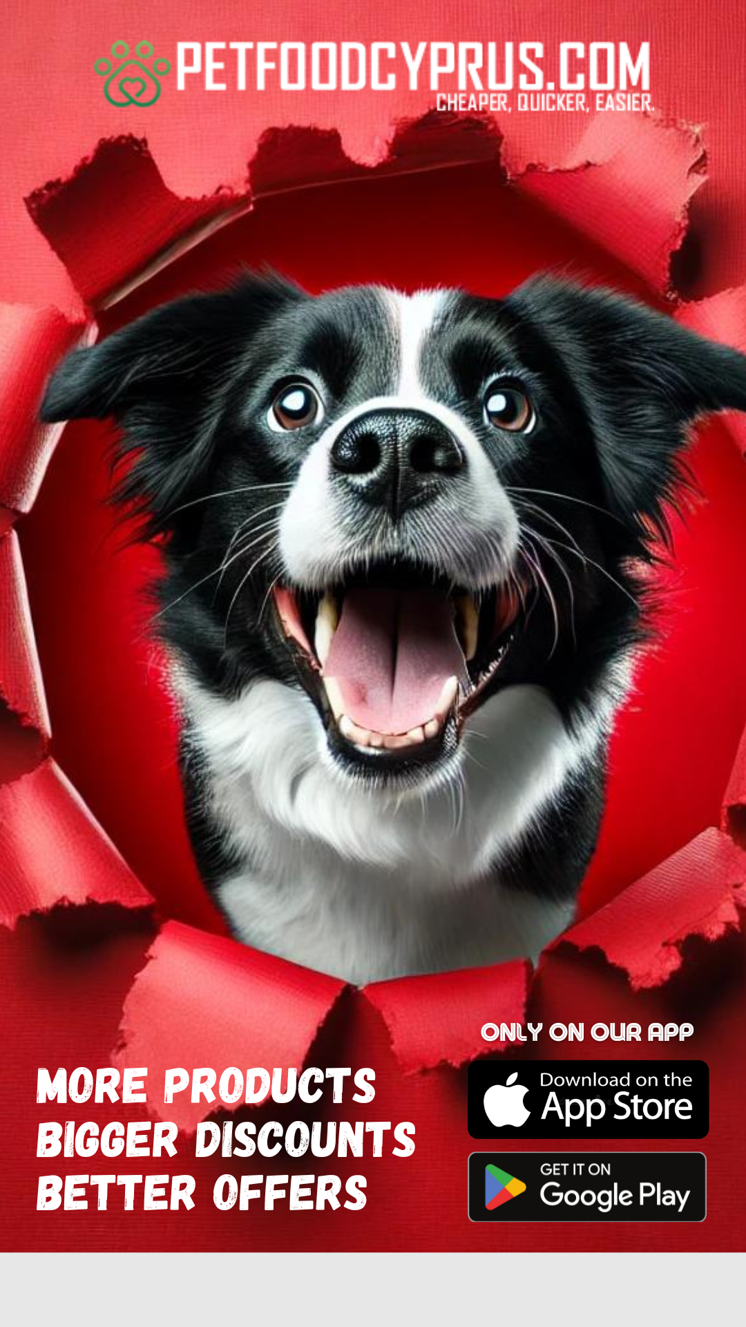 Pet Food Cyprus Facebook ad
