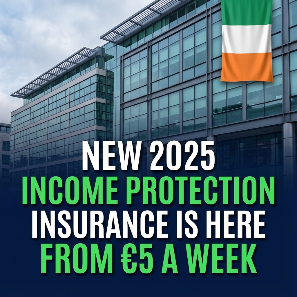 Insure Your Income Facebook ad: Miss the Payslip, Not the Bills. From €5/week.
