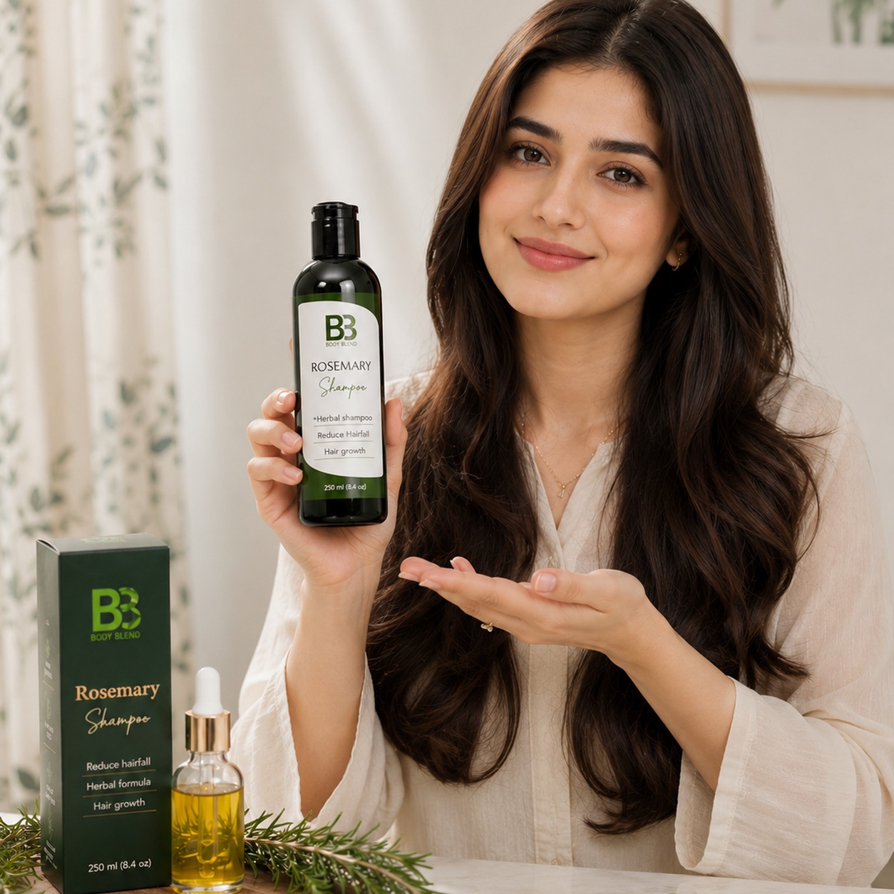 Body Blend Facebook ad: Your Hair Deserves Better Care.