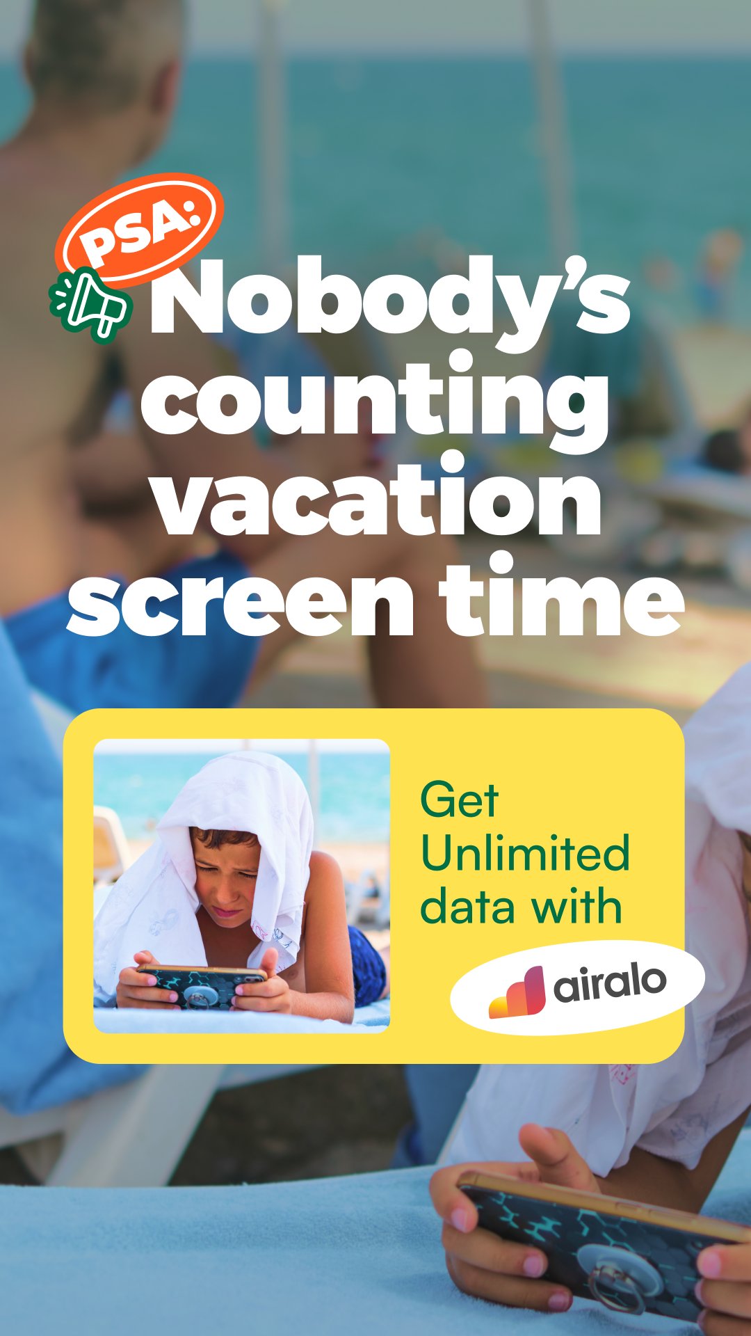 Airalo Global eSIM Store Facebook ad