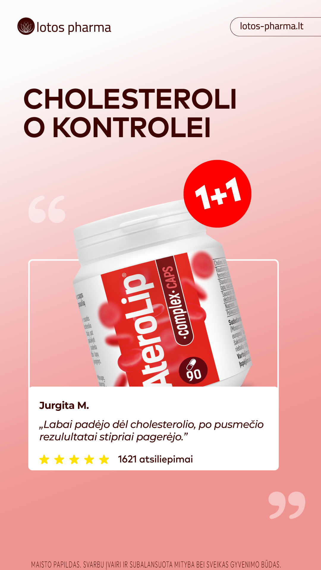 Lotos Pharma Lietuva Facebook ad