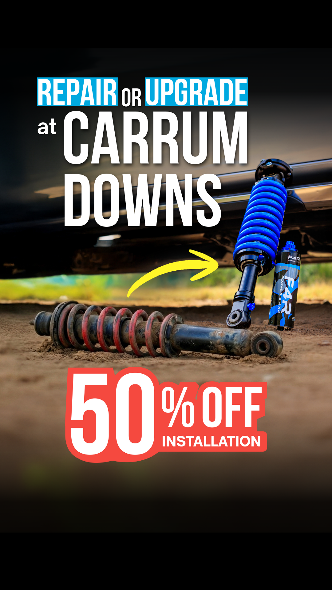 Fulcrum Suspensions Facebook ad