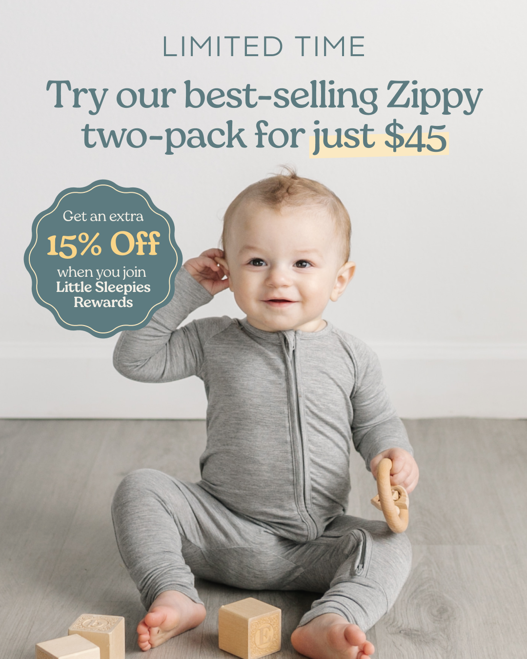 Little Sleepies Facebook ad