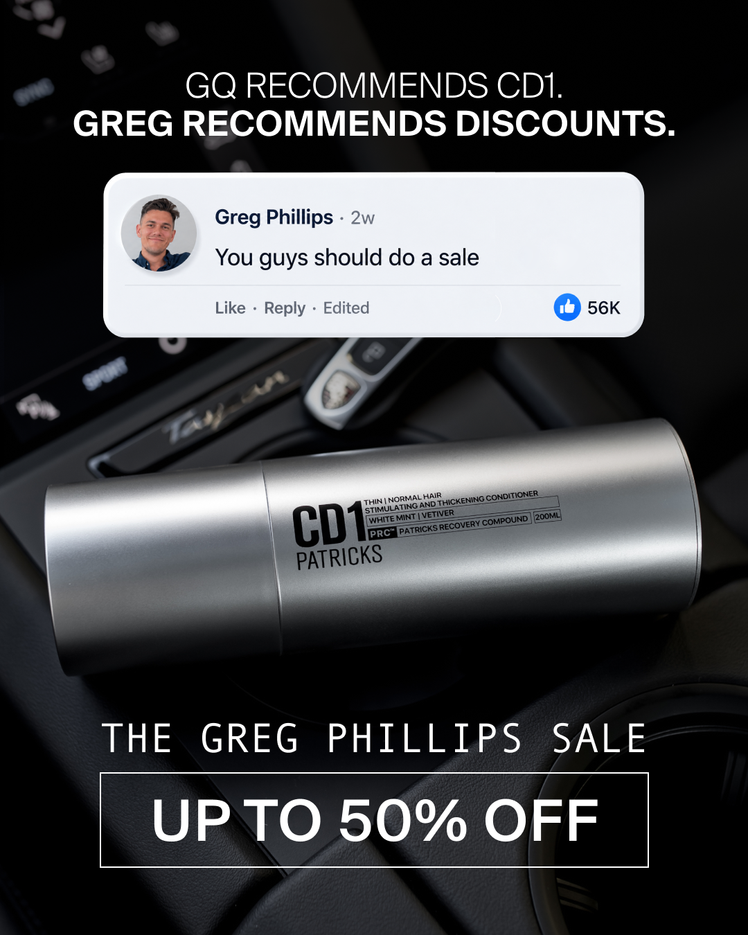 PATRICKS Facebook ad