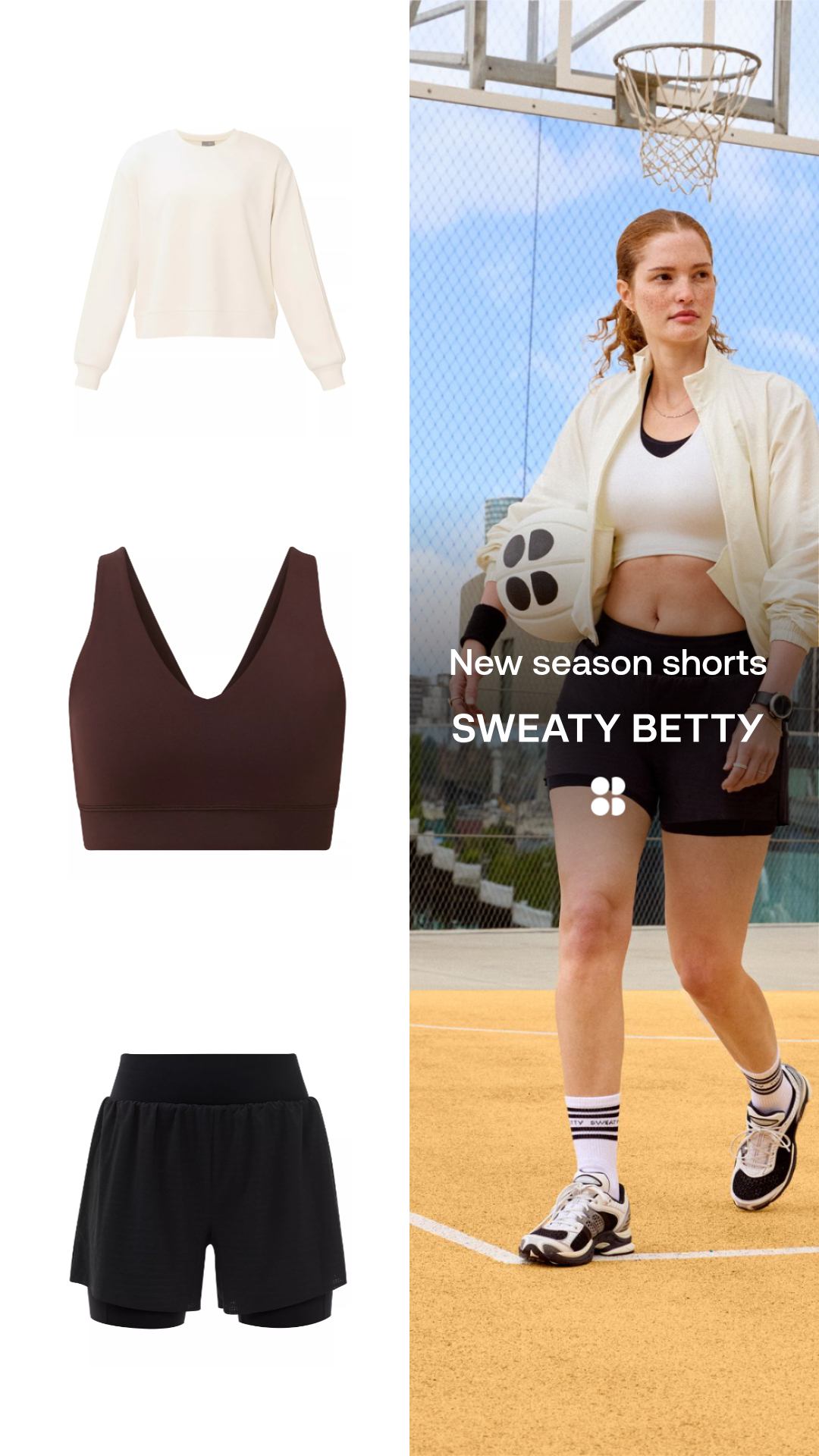 Sweaty Betty Facebook ad