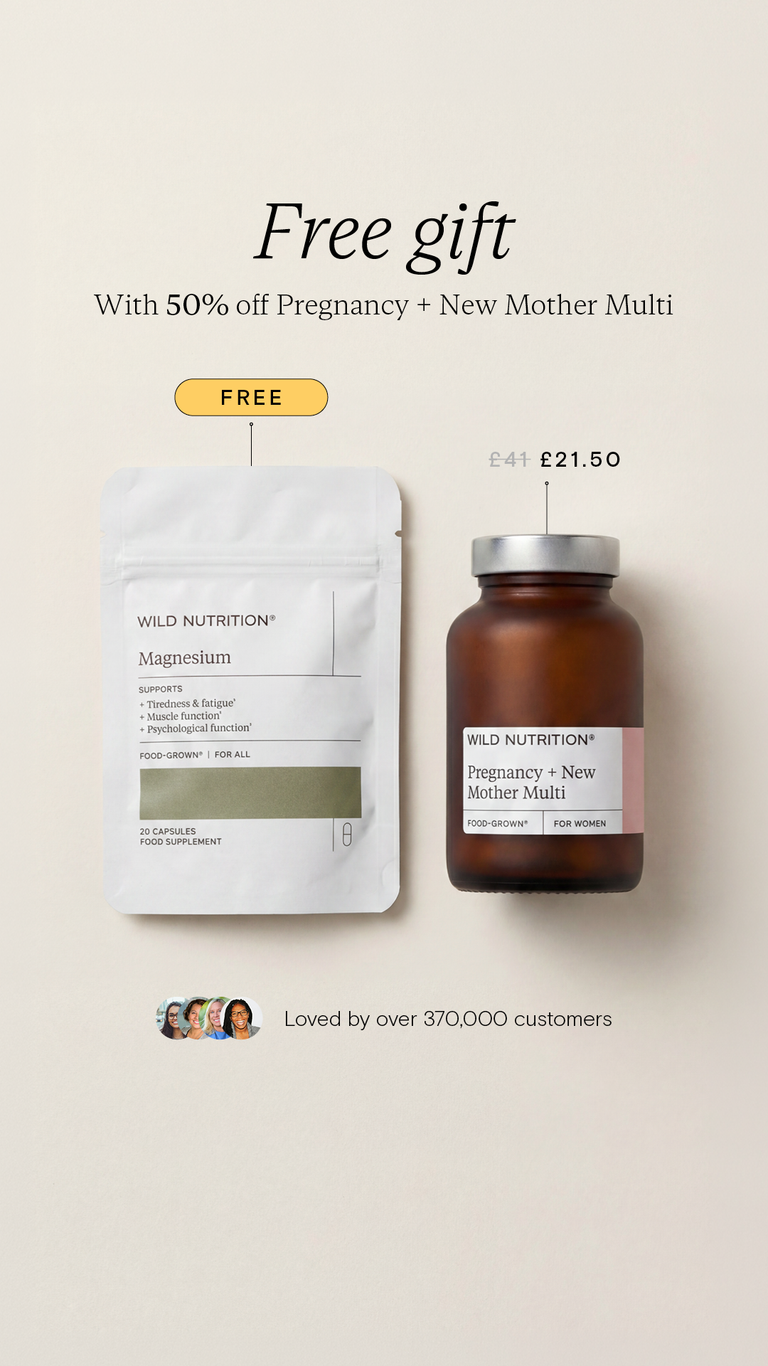 Wild Nutrition Facebook ad