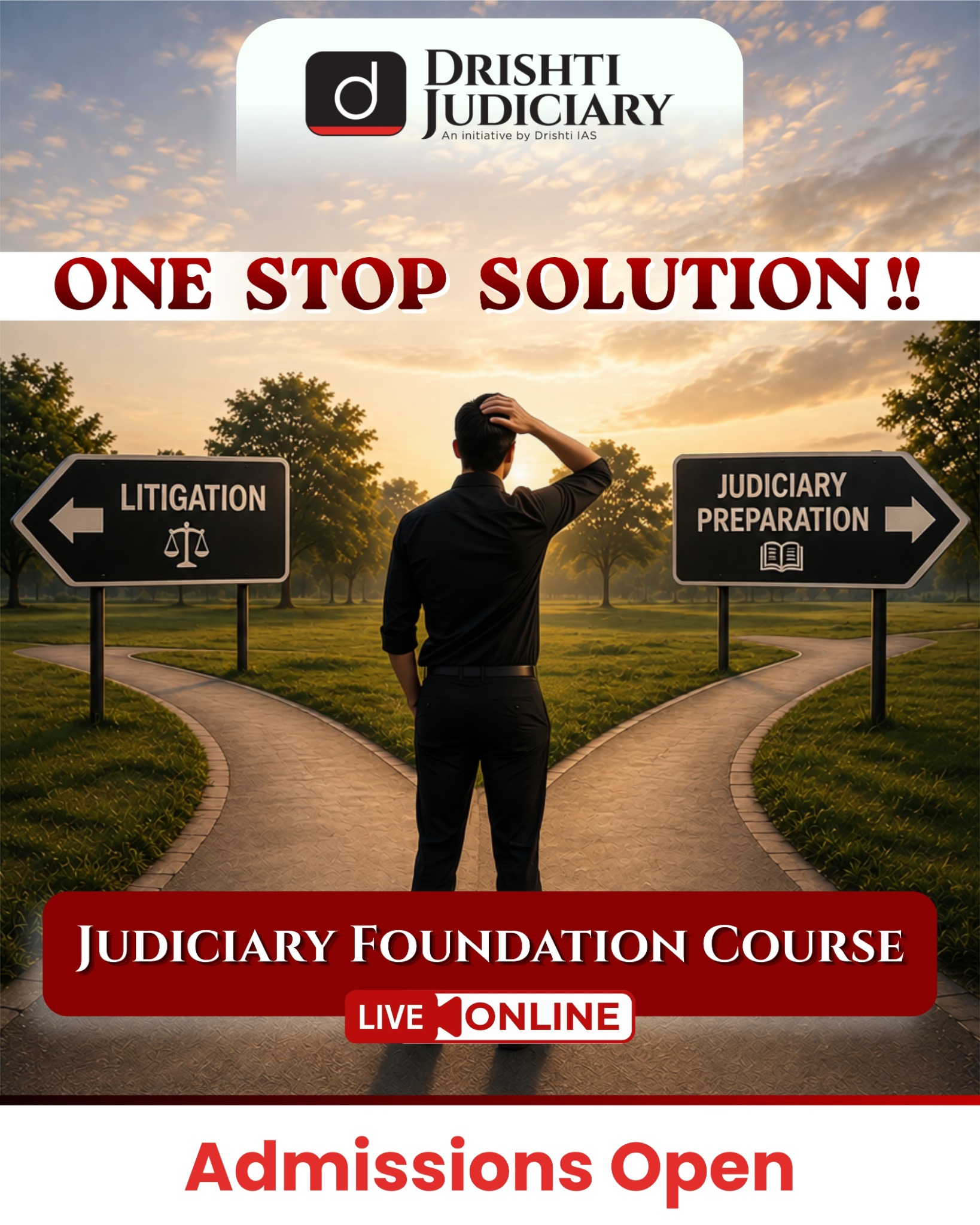 Drishti Judiciary Facebook ad