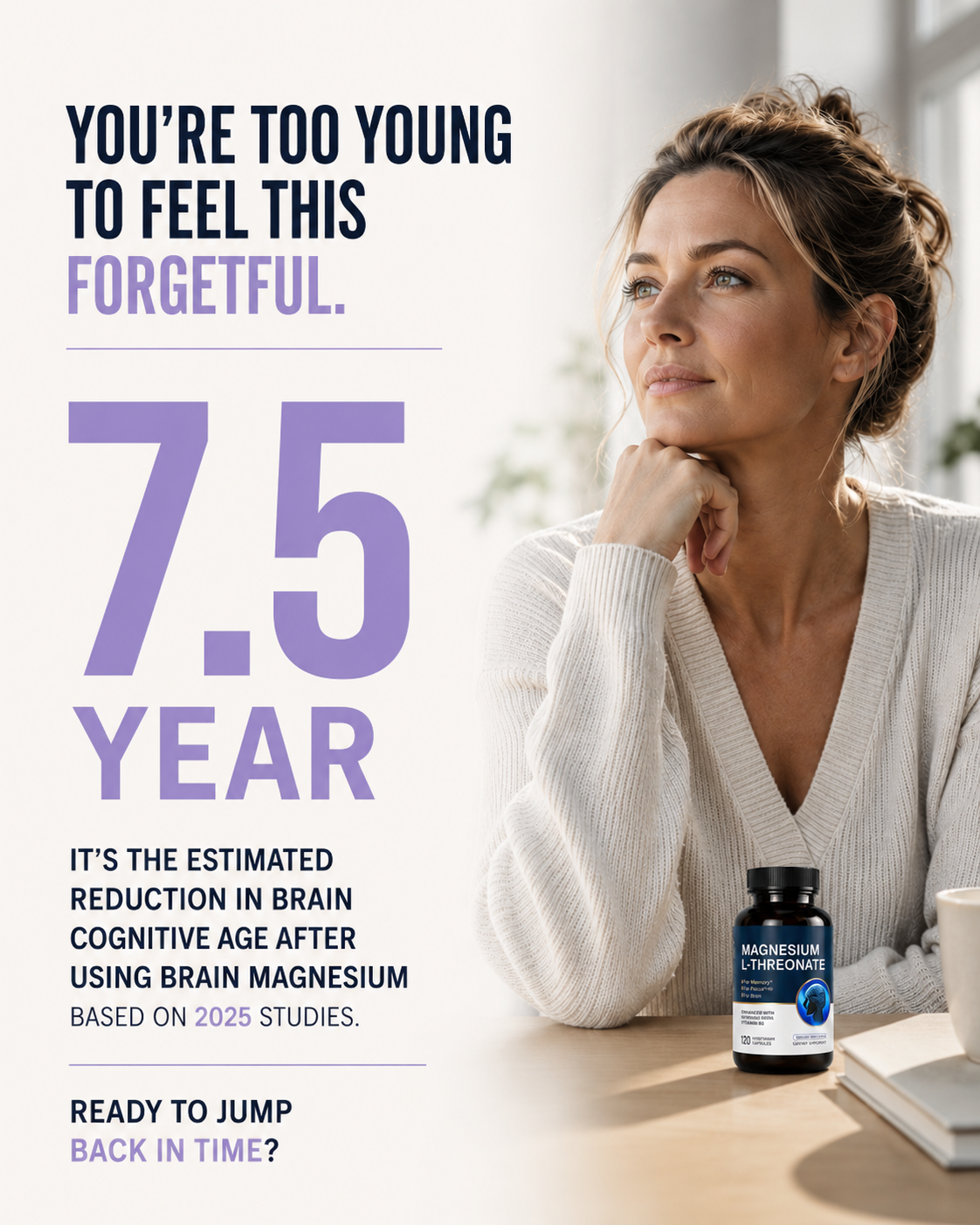 Spilak Facebook ad: The Only Magnesium That Reaches Your Brain