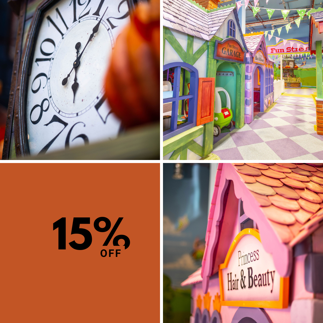 Fun Street Facebook ad: Get 15% Discount Voucher Now