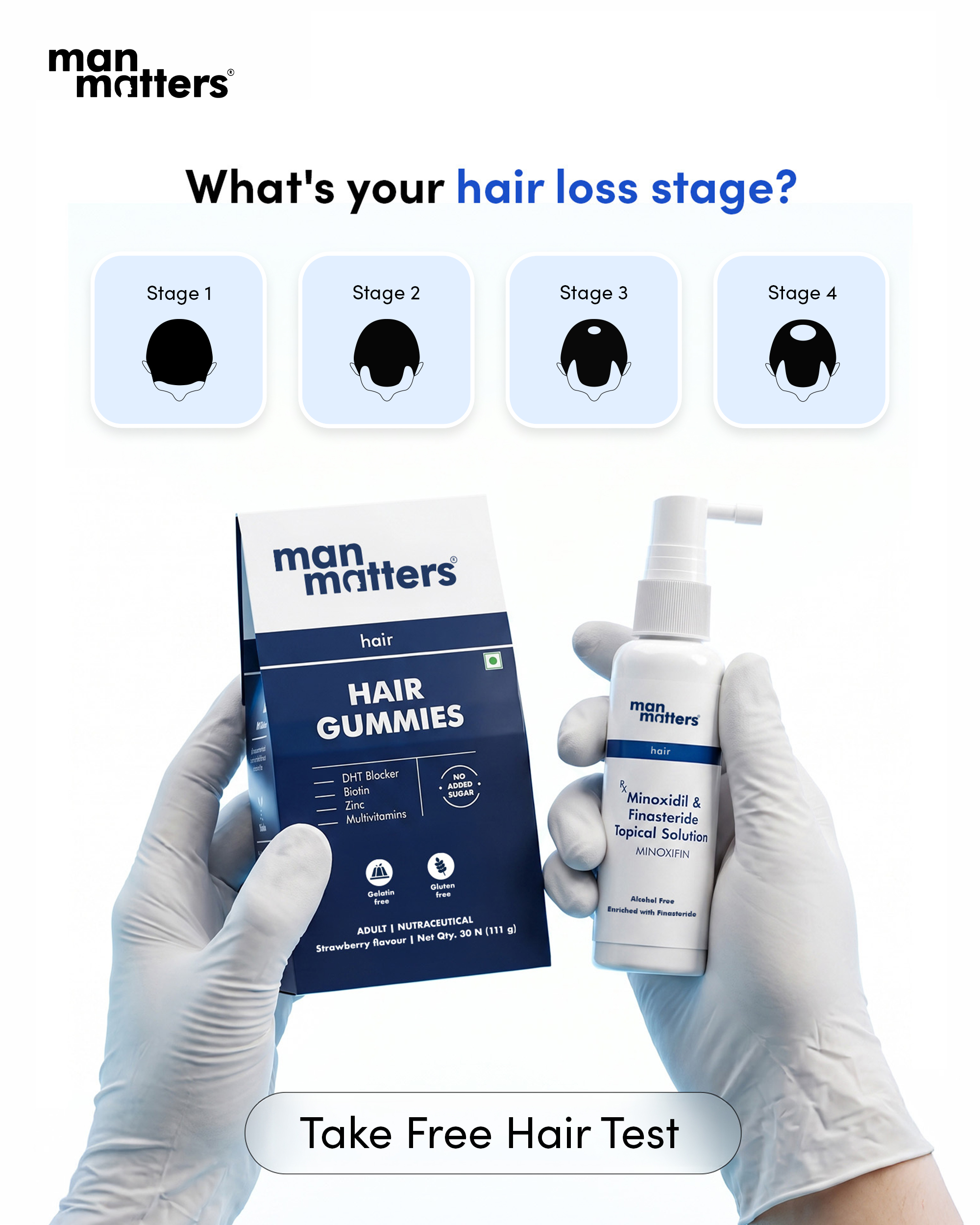 Hair Matters by Man Matters Facebook ad