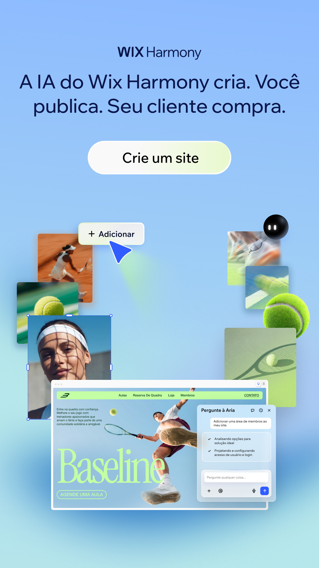 Wix Facebook ad