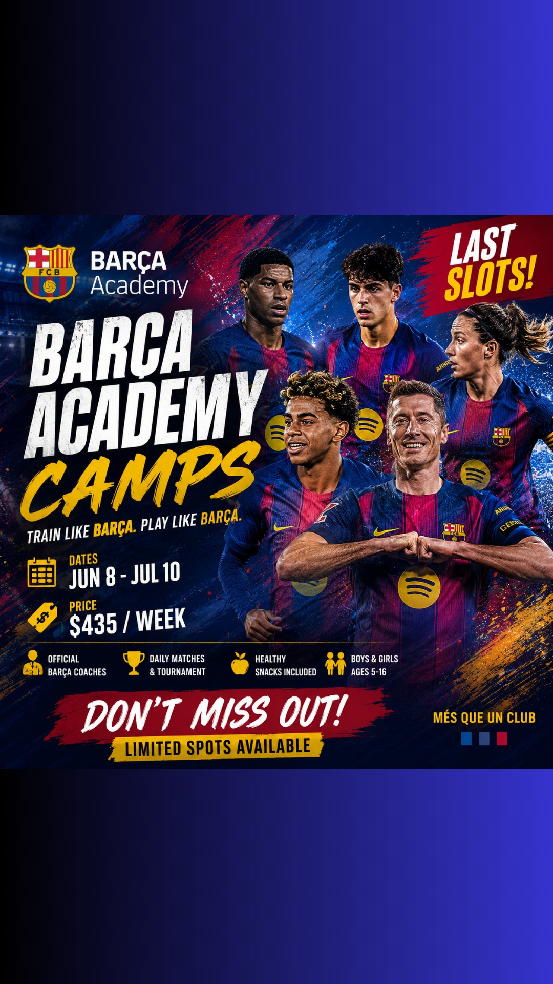 Barça Academy Singapore Facebook ad from May 21, 2026