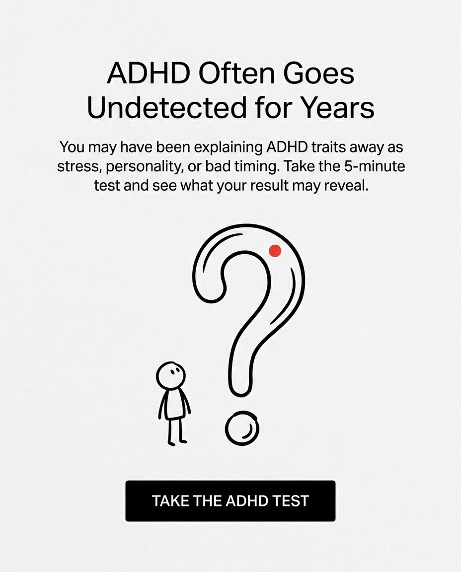ADHD Clarity Test Facebook ad