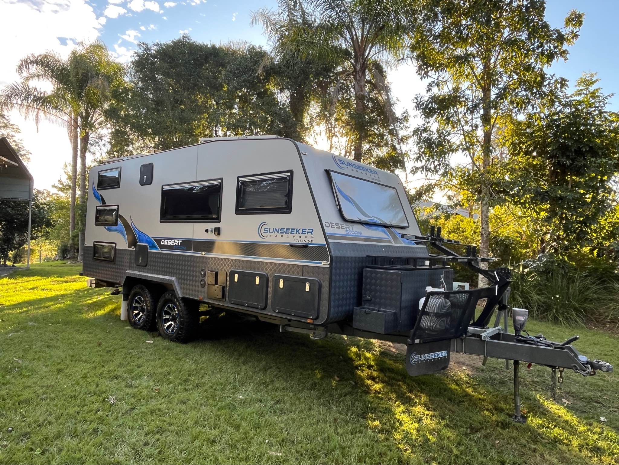 Lachlan Murray Facebook ad: 2019 Sunseeker caravans desert storm