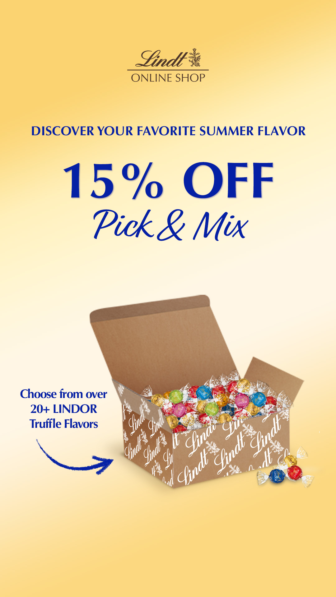 Lindt Facebook ad