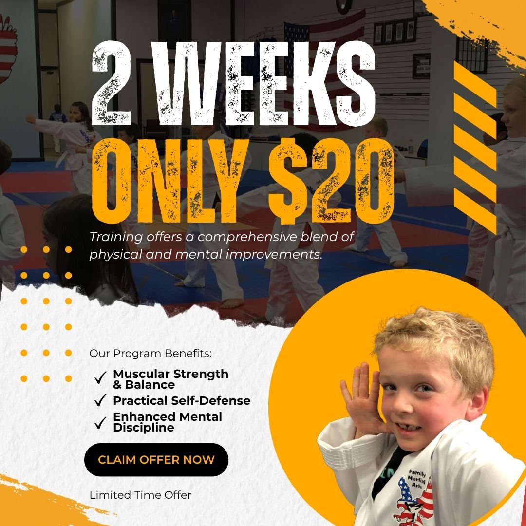 Family Martial Arts Facebook ad: Best. Summer. Ever.