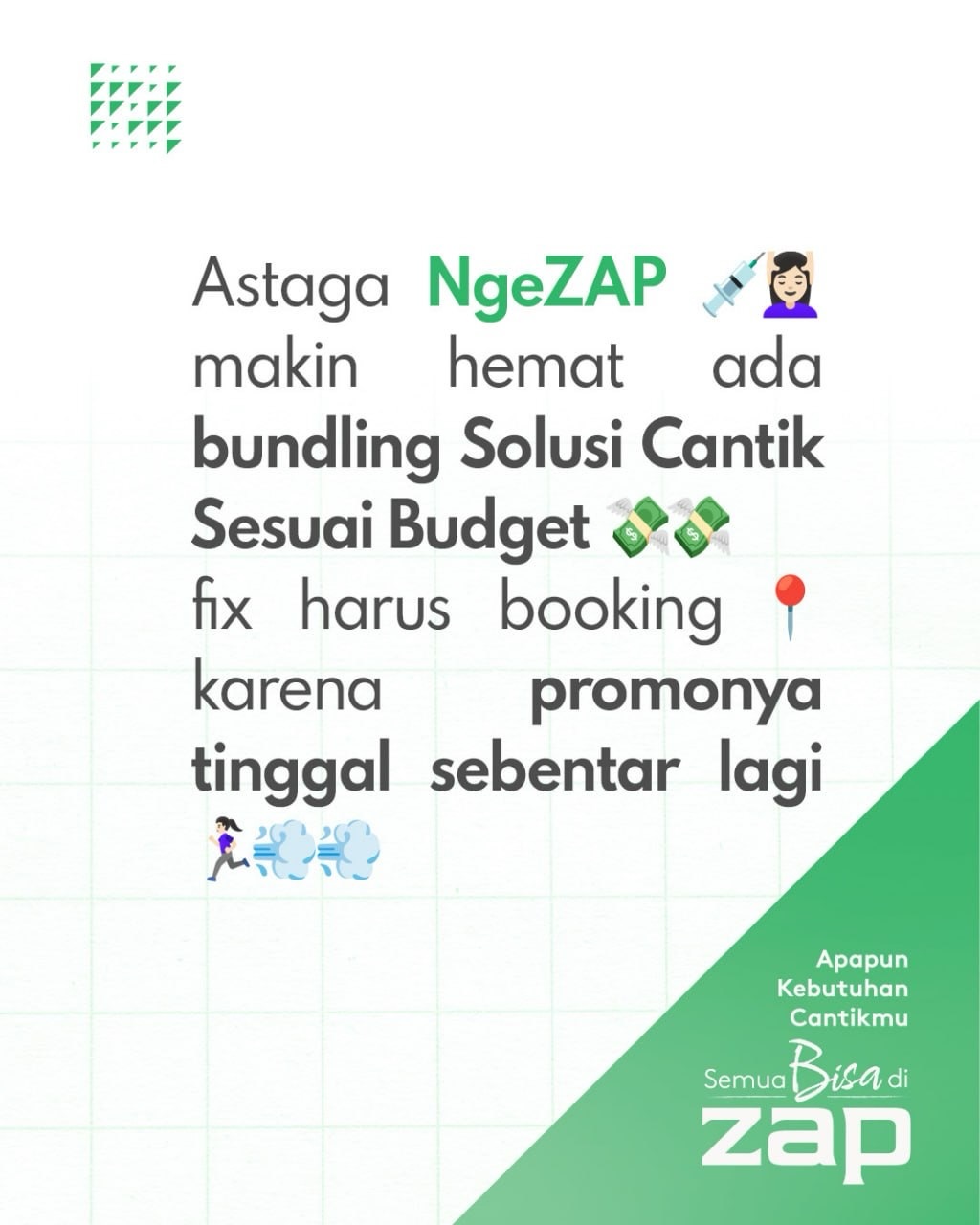 ZAP Clinic Indonesia Facebook ad
