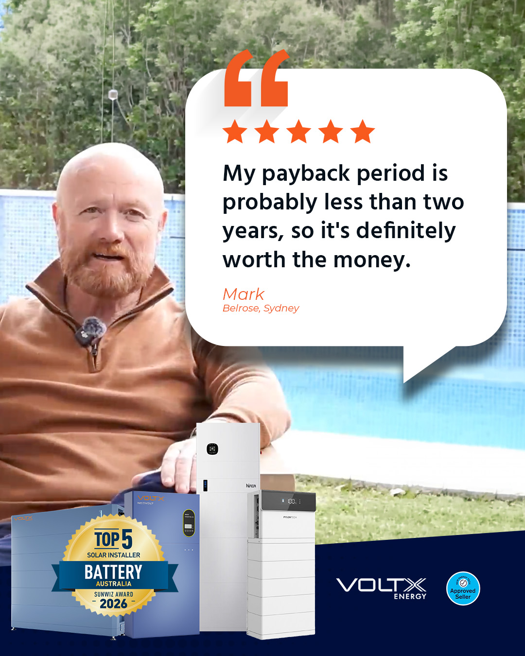 Voltx Energy Facebook ad