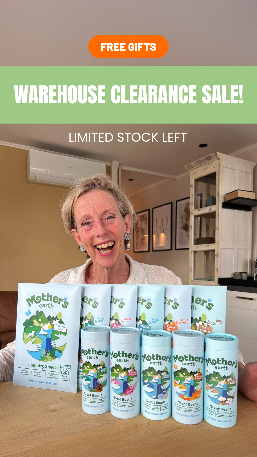 Mothers Earth Facebook ad