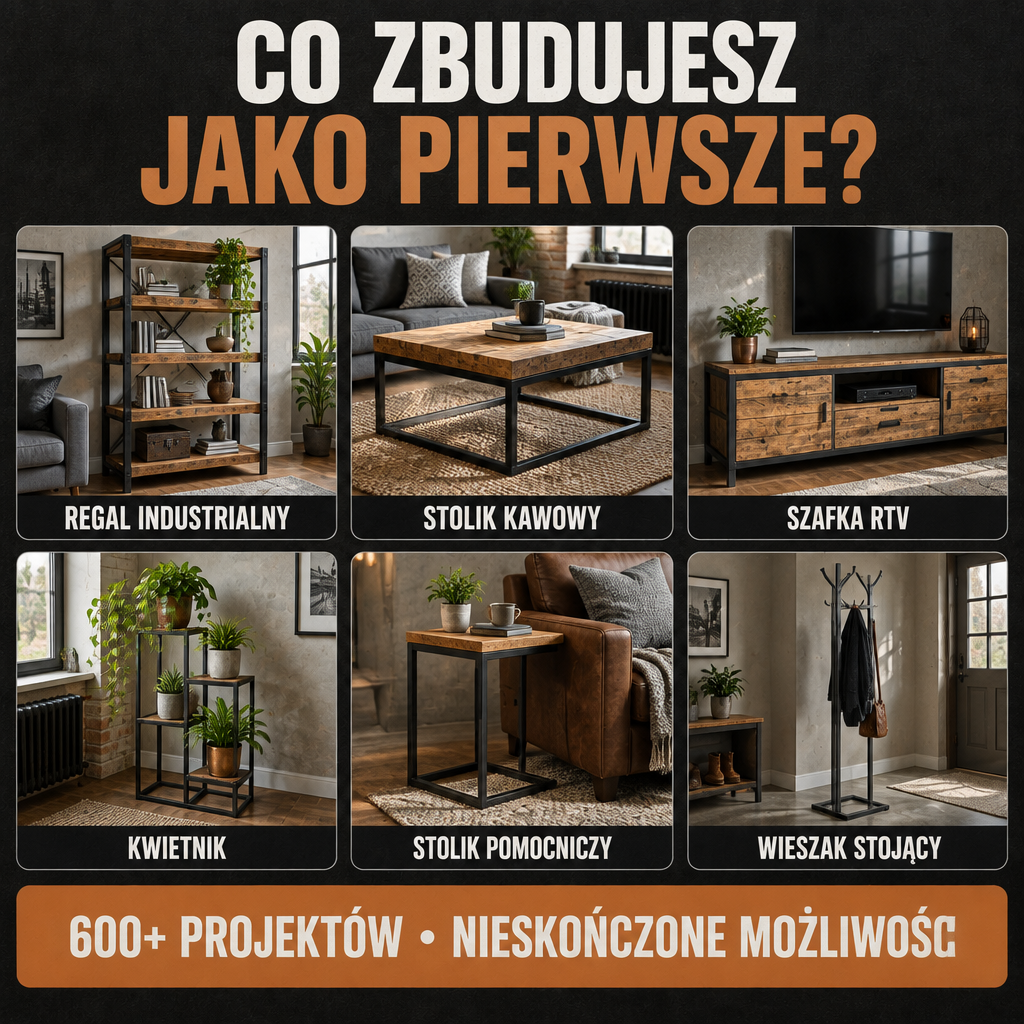 Master Crafts DIY Facebook ad: 600+ Planów Metalurgicznych