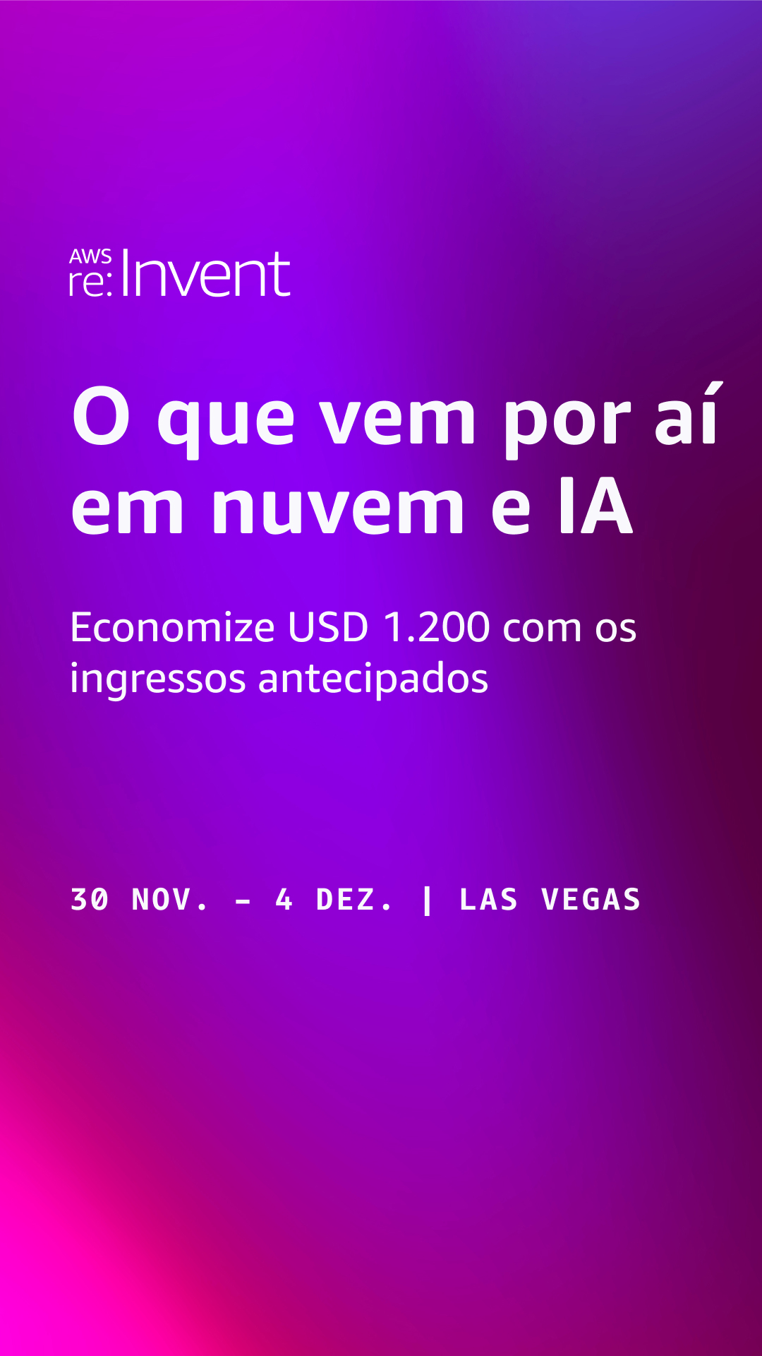 Amazon Web Services Facebook ad