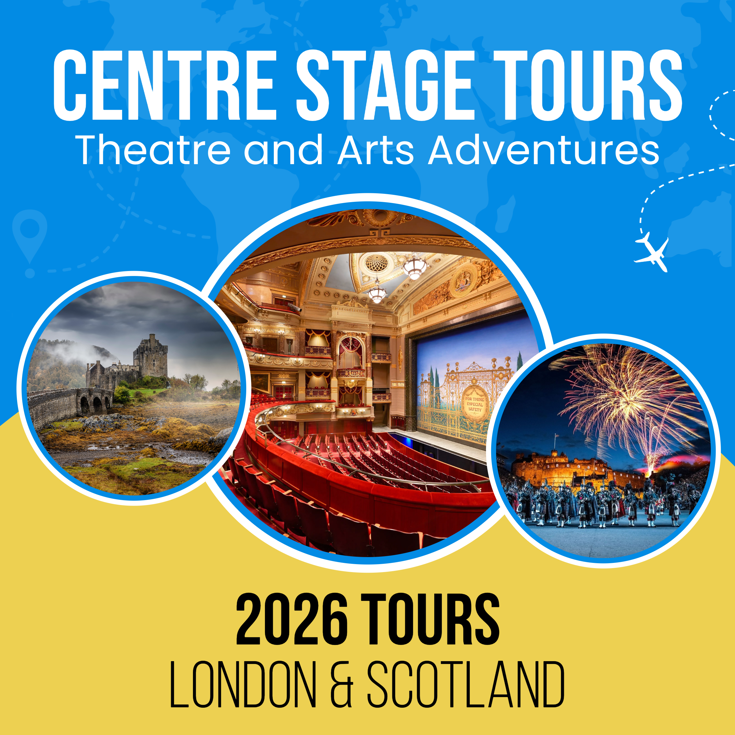 Centre Stage Tours Facebook ad: Centre Stage Tours | Art & Culture tours around the world