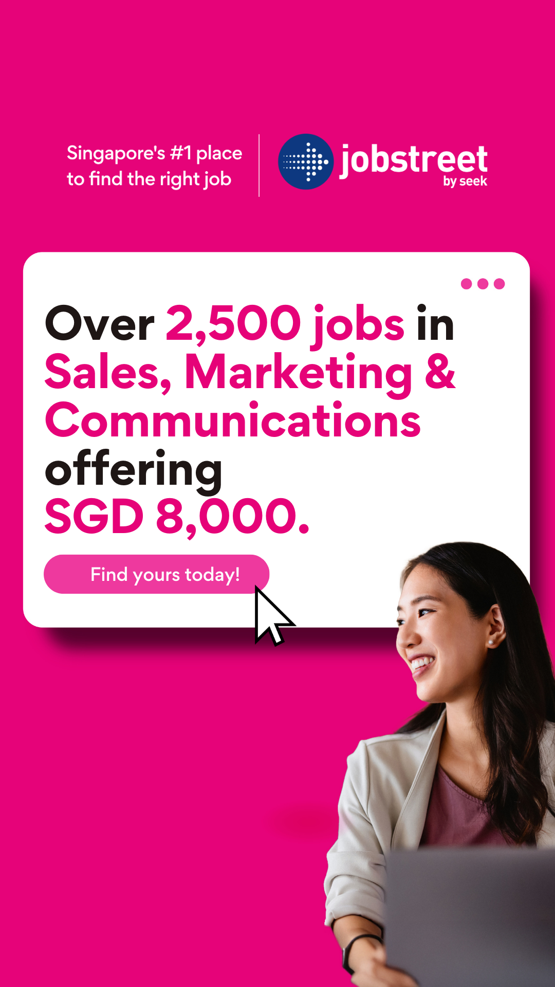 Jobstreet Singapore Facebook ad