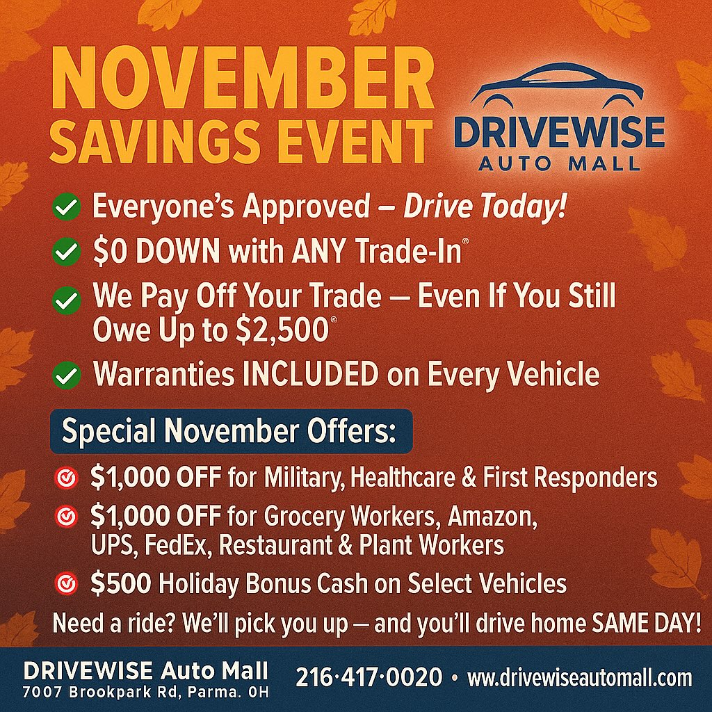 DriveWise Auto Mall Facebook ad