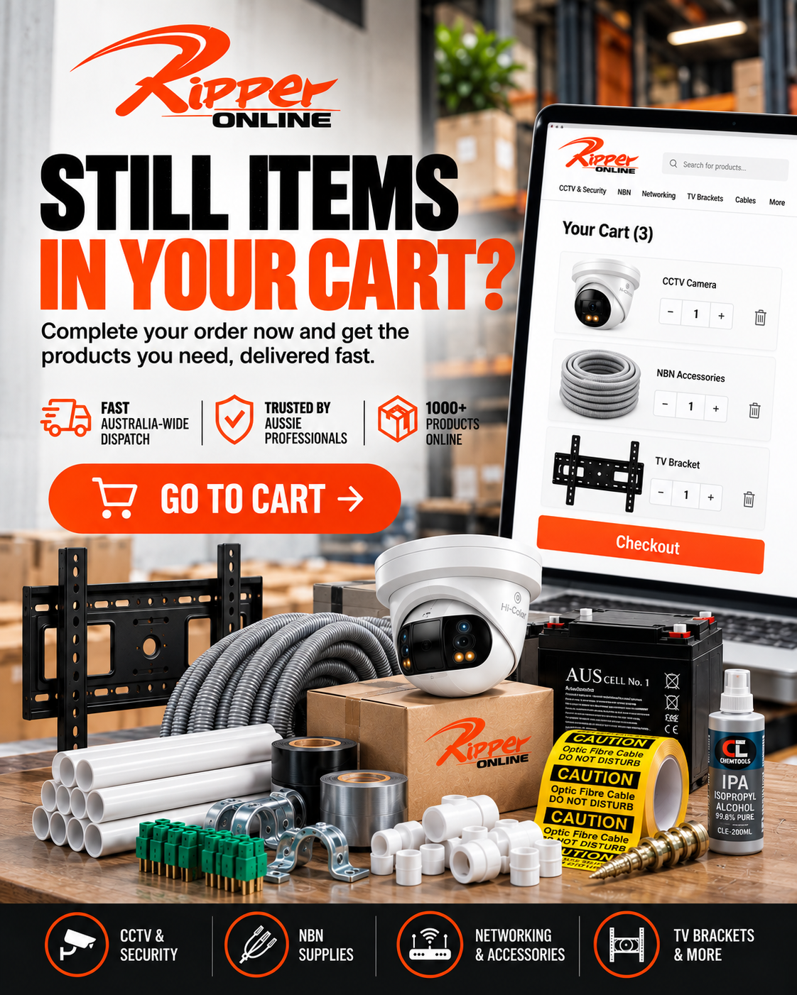 Ripper Online - CCTV & Accessories Wholesaler Facebook ad