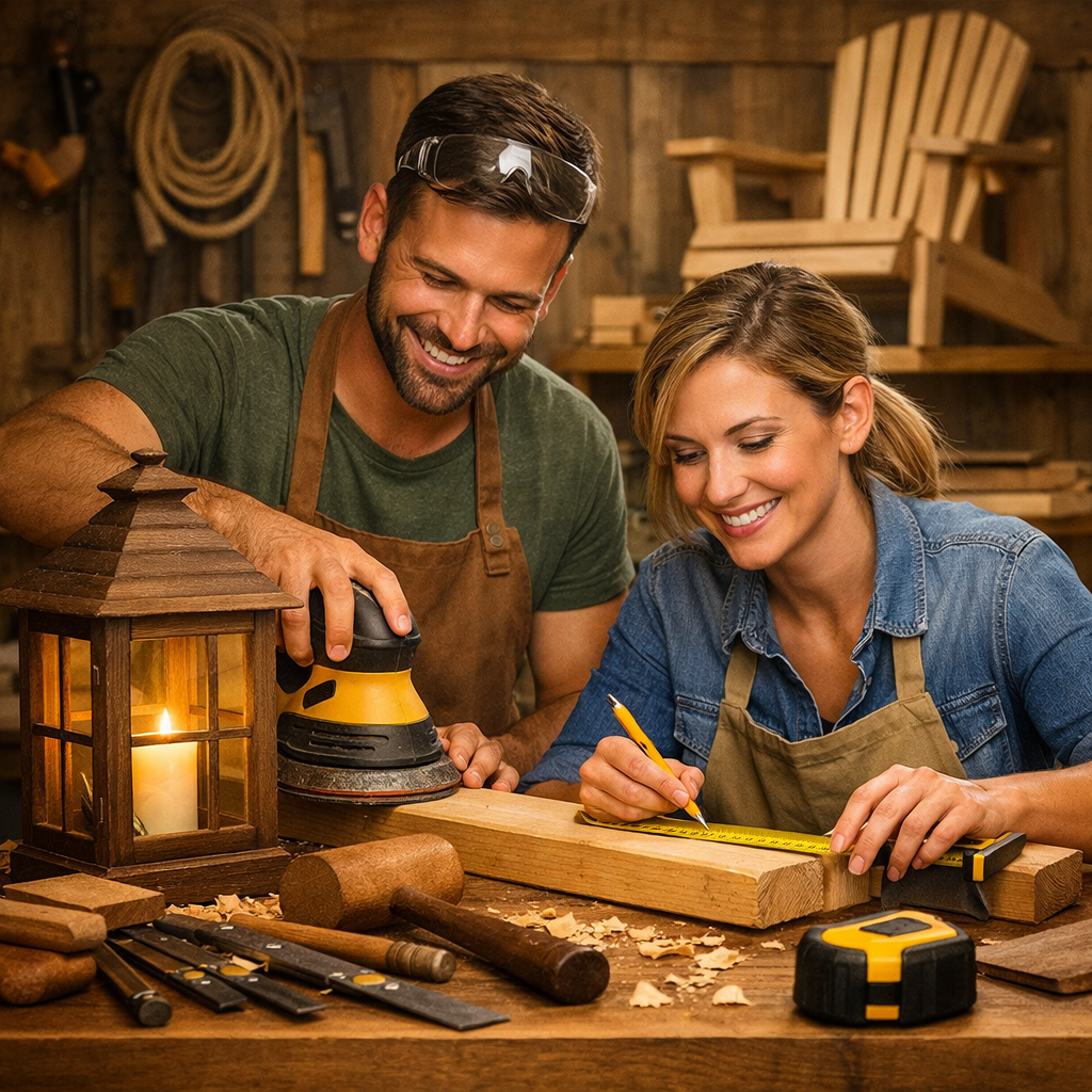 Easy Wood Hub Facebook ad: Get 50 FREE woodworking plans + Art of Woodworking guidebook